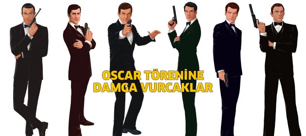 Oscar Törenine Bond Damgası!