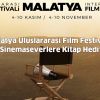 Malatya Uluslararası Film Festivalinden  Sinemaseverlere Kitap Hediyesi!
