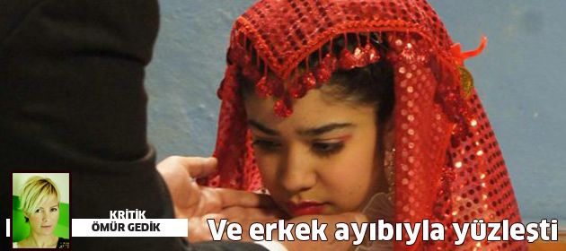 Ve erkek ayıbıyla yüzleşti