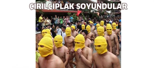 Olay filme çırılçıplak protesto!