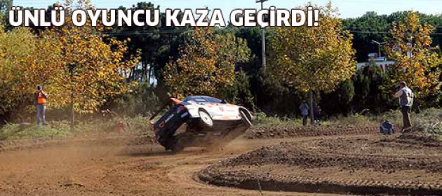 Ünlü oyuncu kaza geçirdi!