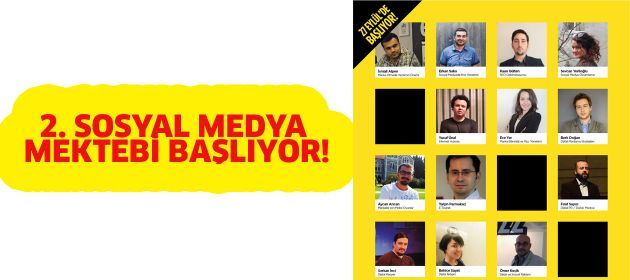 2. Sosyal Medya Mektebi Sonbahar Dönemi Başlıyor!