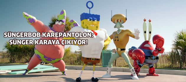 SÜNGERBOB KAREPANTOLON: SÜNGER KARAYA ÇIKIYOR!
