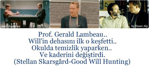 Taner Alp'den sine-karakter: Prof. Gerald Lambeau