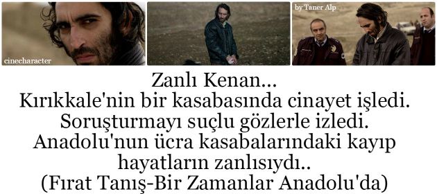 Taner Alp'den "Sine Karakter" - Zanlı Kenan