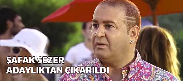 Şafak Sezer'e veto!