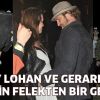 Gerard Butler ve Lindsay Lohan aynı partide