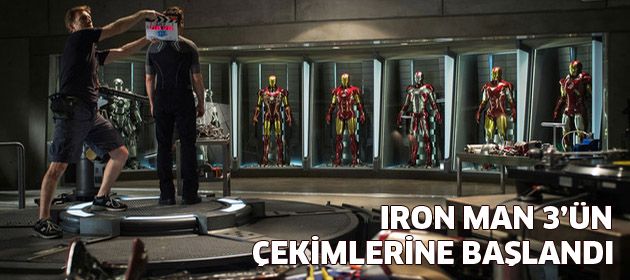 Iron Man 3'ün çekimlerine başlandı